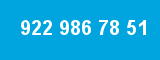 922 986 78 51 922 986 78 51